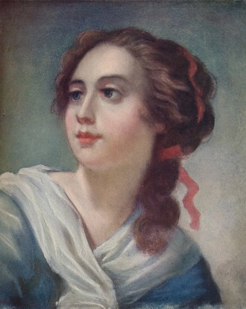 Élisabeth Ritratto di Marguise De Crussolls, c1789